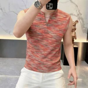 Red Sleeveless Tee