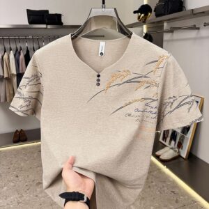 Beige Casual T-Shirt