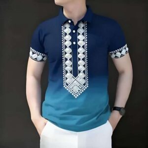 Blue Ethnic Shirt