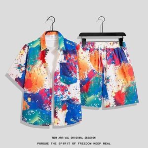 Printed Shorts Set