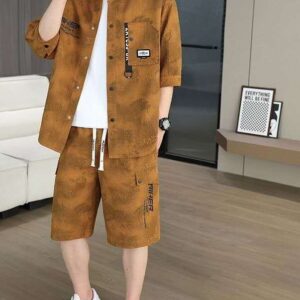 Casual Printed Shirts Set
